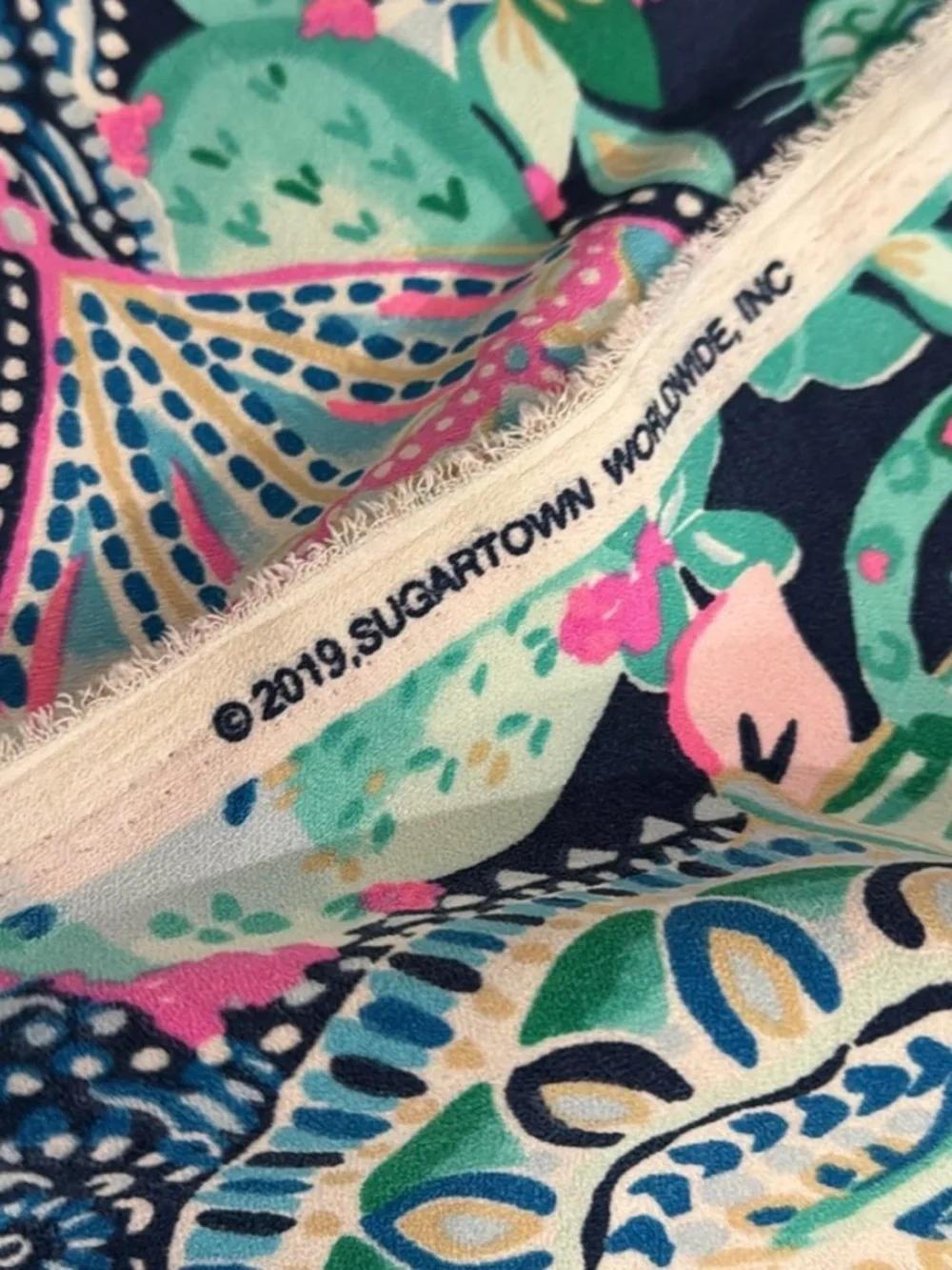 Lilly Pulitzer Looking Sharp Fabric by the yard - 2 yards - 58” width